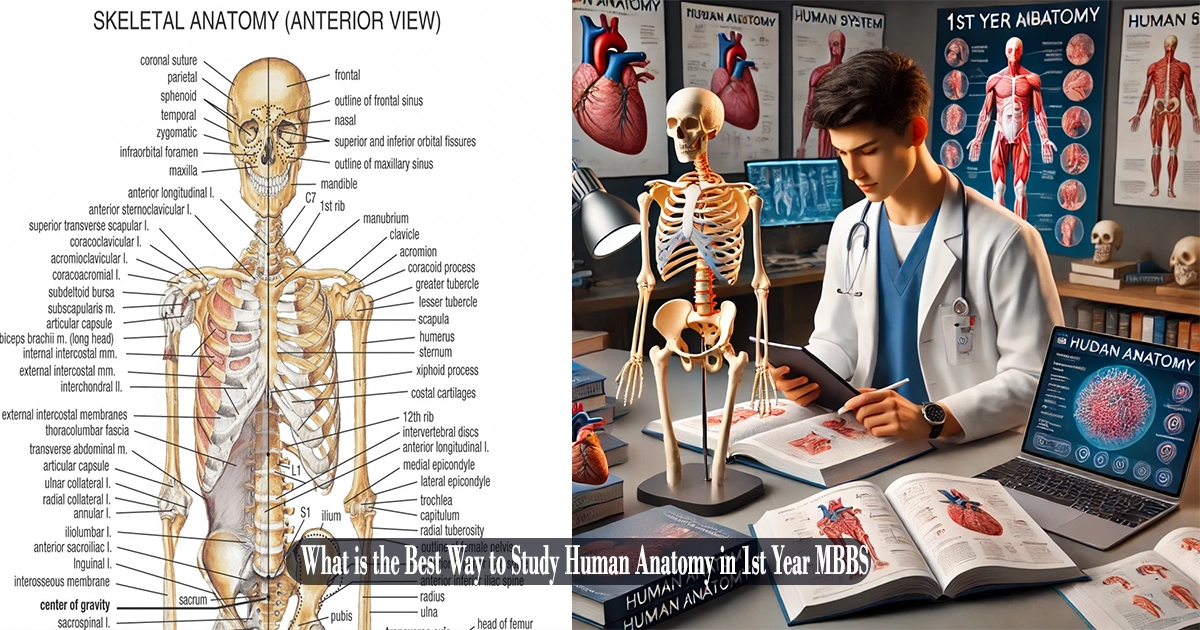 Best Way to Study Human Anatomy in 1st Year MBBS | Top Tips for Success